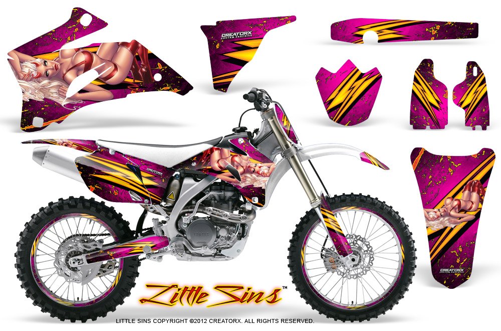 Yamaha YZ 250F 450F 06-09 Little Sins Pink NP Rims